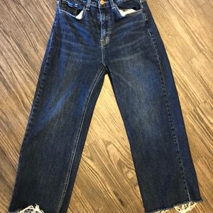 Kancan wide-leg crop jeans